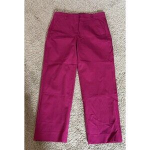 J.CREW FACTORY NWT Women's Kallie Bright Pink  Straight Leg Pant women's size 10